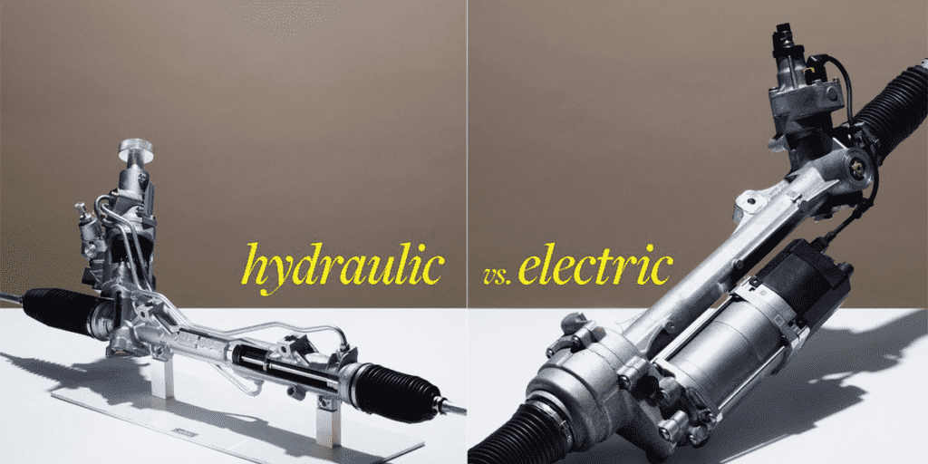 Comparison between electric power steering and hydraulic power steering: