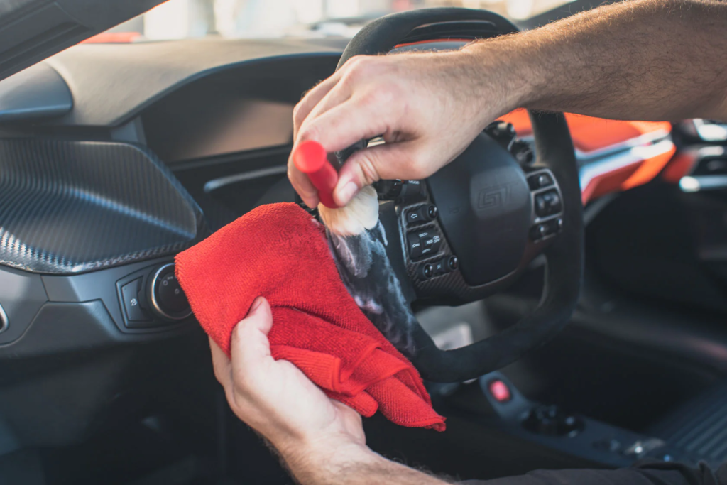 How do you clean Alcantara: 