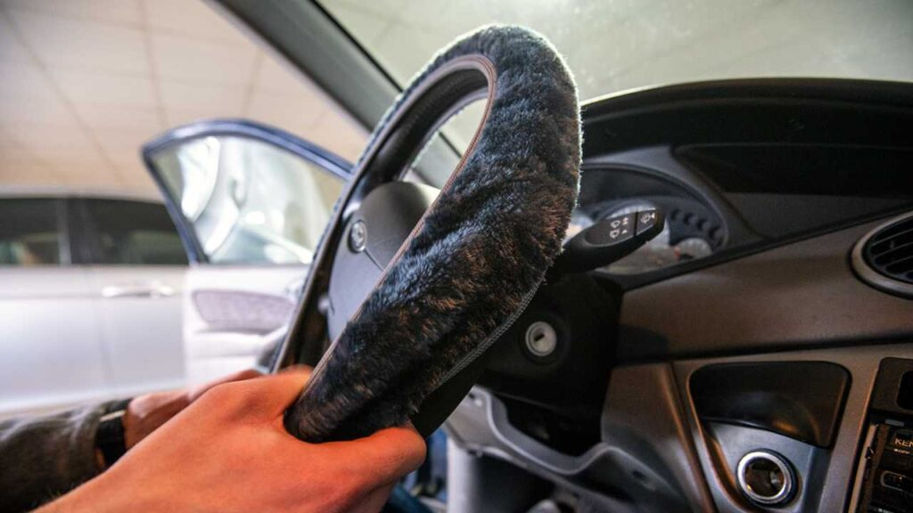 What if the steering wheel cover that we bought doesn't fit?