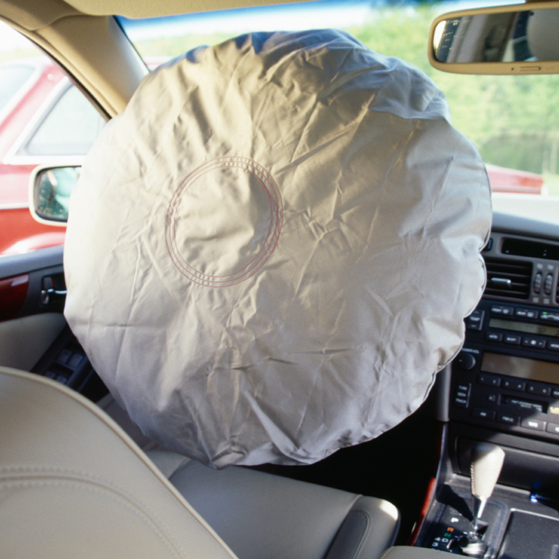 Can an airbag go off by hitting the steering wheel?