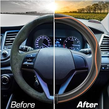 Comparison of heated and non-heated steering wheels: 