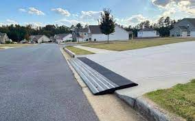 How do I install a driveway curb ramp?